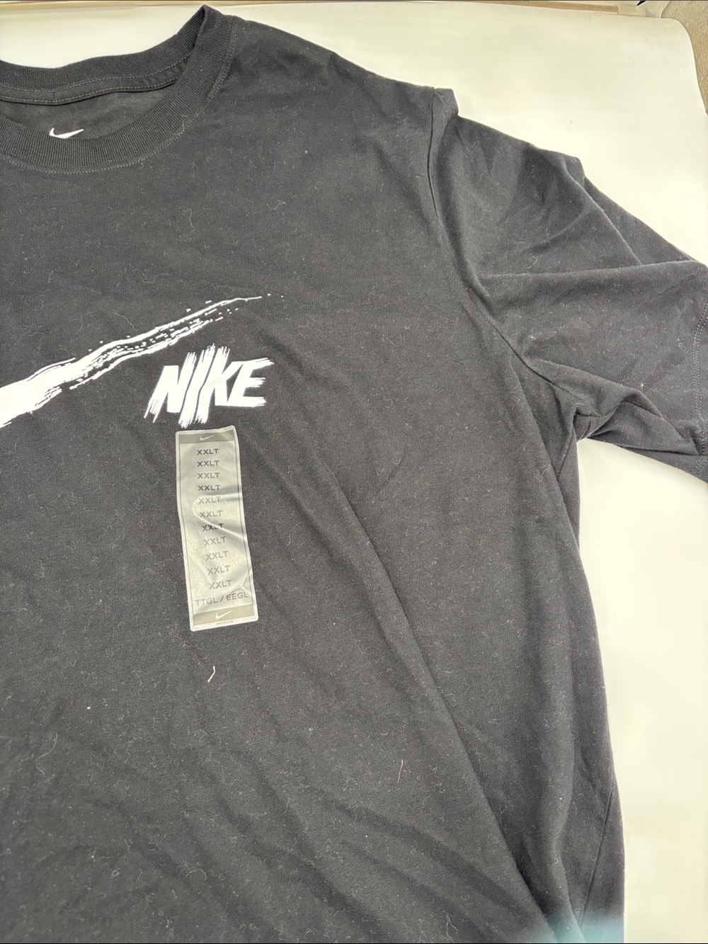 Nike Dri-FIT Short Sleeve Training Tee in Black - Picture 2 of 7